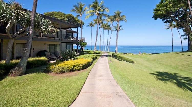 Easy access to the water using pathways on the property