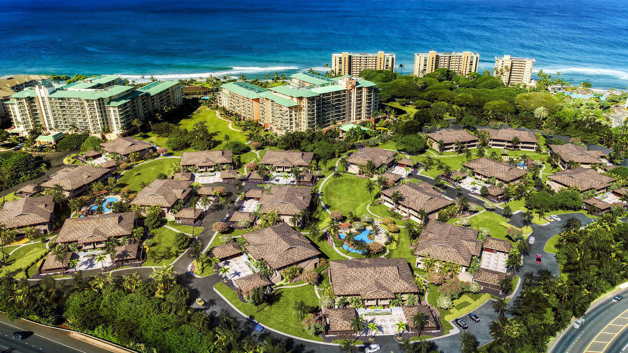 Rendering showing the latest edition to Honua Kai - Luana Garden Villas