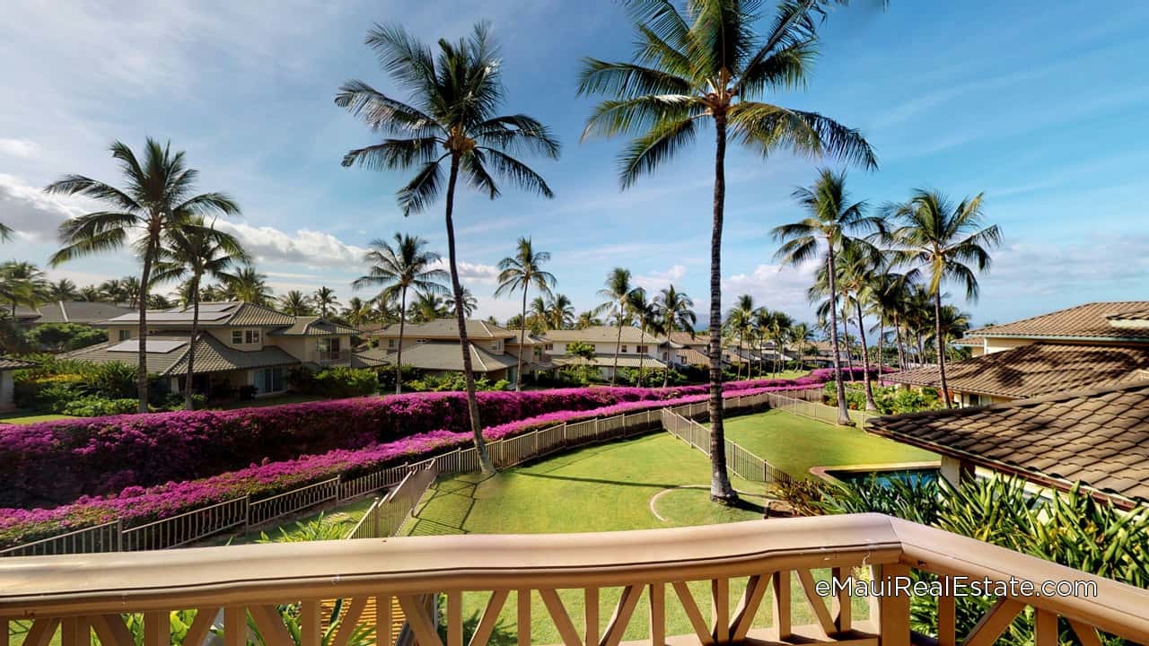 Example of a second floor lanai off the primary suite