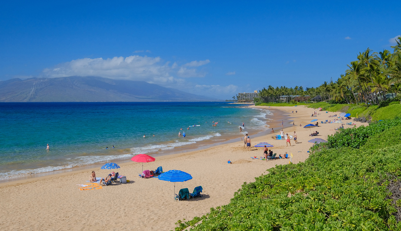 Quick access to the sandy beach: 