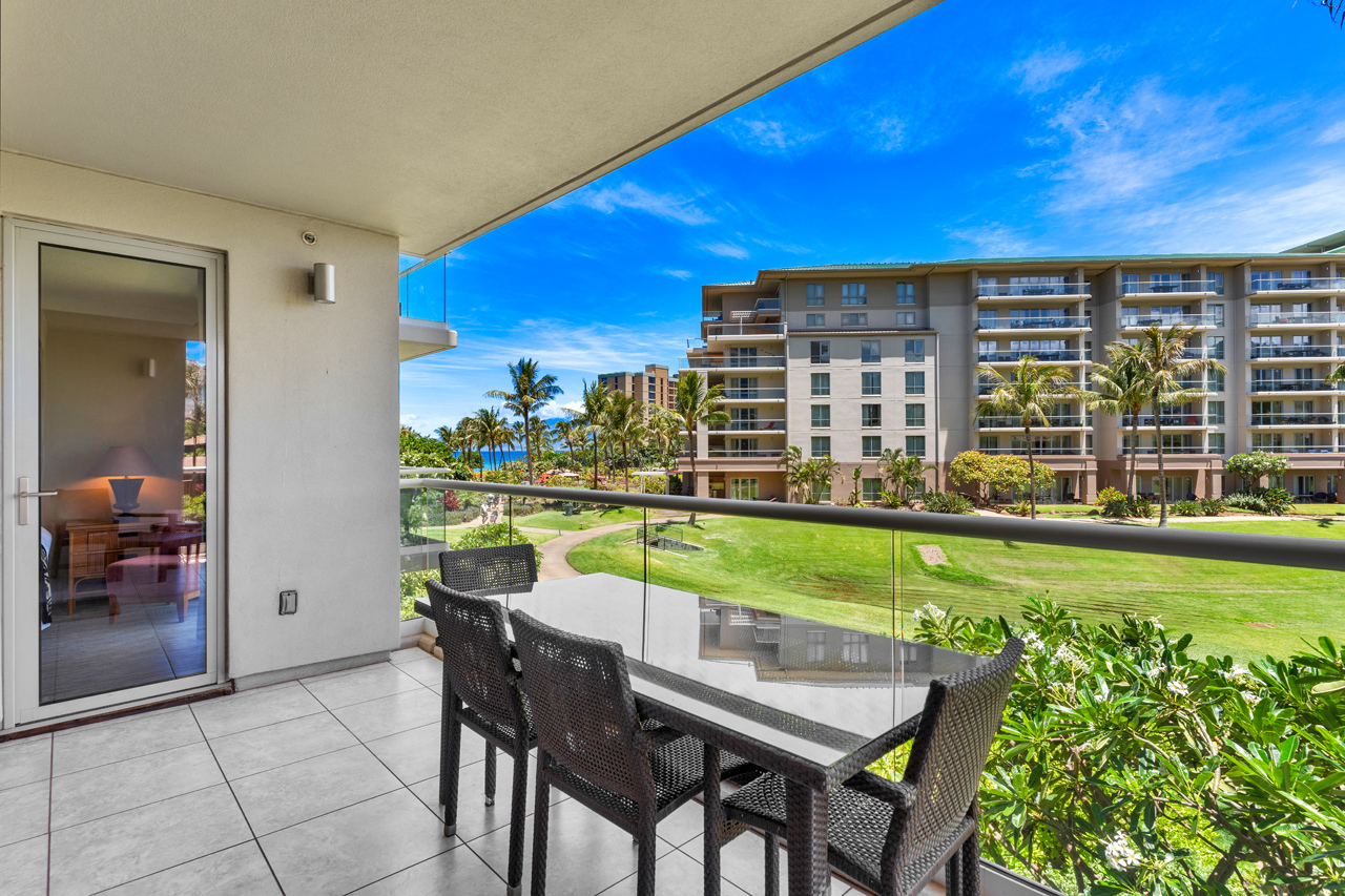 Ocean views from the Lanai: 